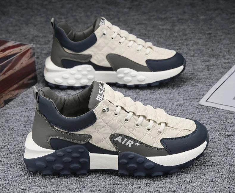 "AirFlex Cushioned Sneakers – Navy & Cream Edition"